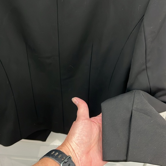 LOFT Black Fully Lined Blazer Size 12 - Picture 3 of 7